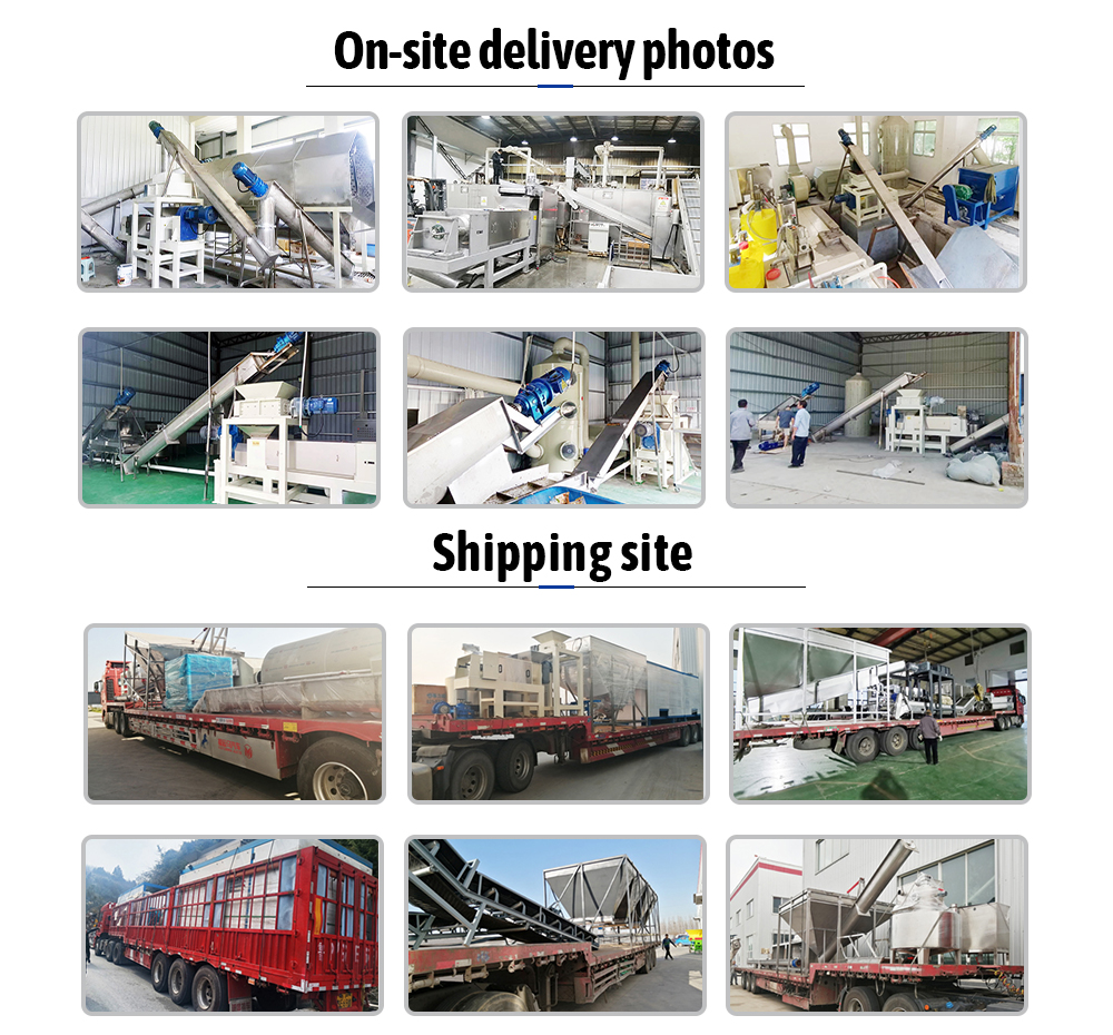 kitchen waste screw press dewatering machine